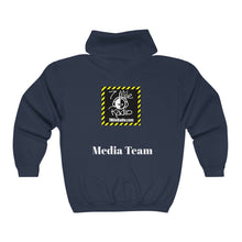 Load image into Gallery viewer, 7Mile Radio Media Team Zip Hoodie